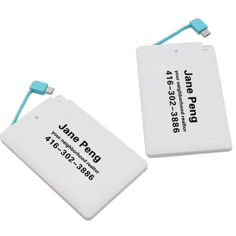 2500 mAh Card-Sized Power Bank