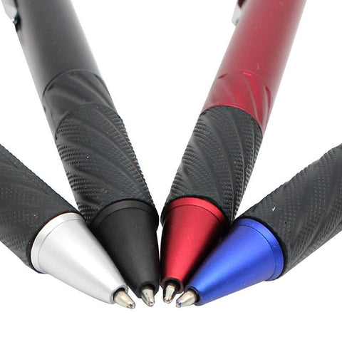 3-Colour Business Multi-Pen With Black Rubber Grip