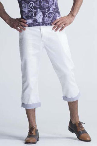 Oririn Capri Denims - White