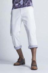 Oririn Capri Denims - White - Men Shorts - yz-buyer.myshopify.com