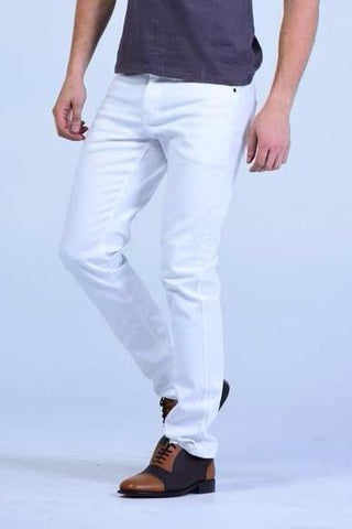 Victorious Taper Fit Jeans - White