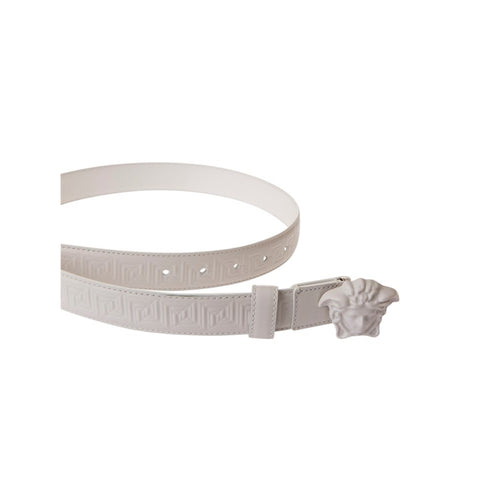 Medusa Palazzo White Belt