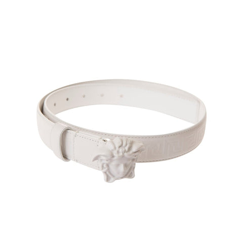 Medusa Palazzo White Belt