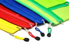 3 Compartment Fabric Pencil Case (A5)