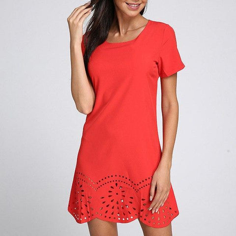 Summer Women Shirt Dress 2019 Elegant Short Sleeve Mini Dresses Female Casual Top Solid Vestidos Robe Plus Size Party Sundress